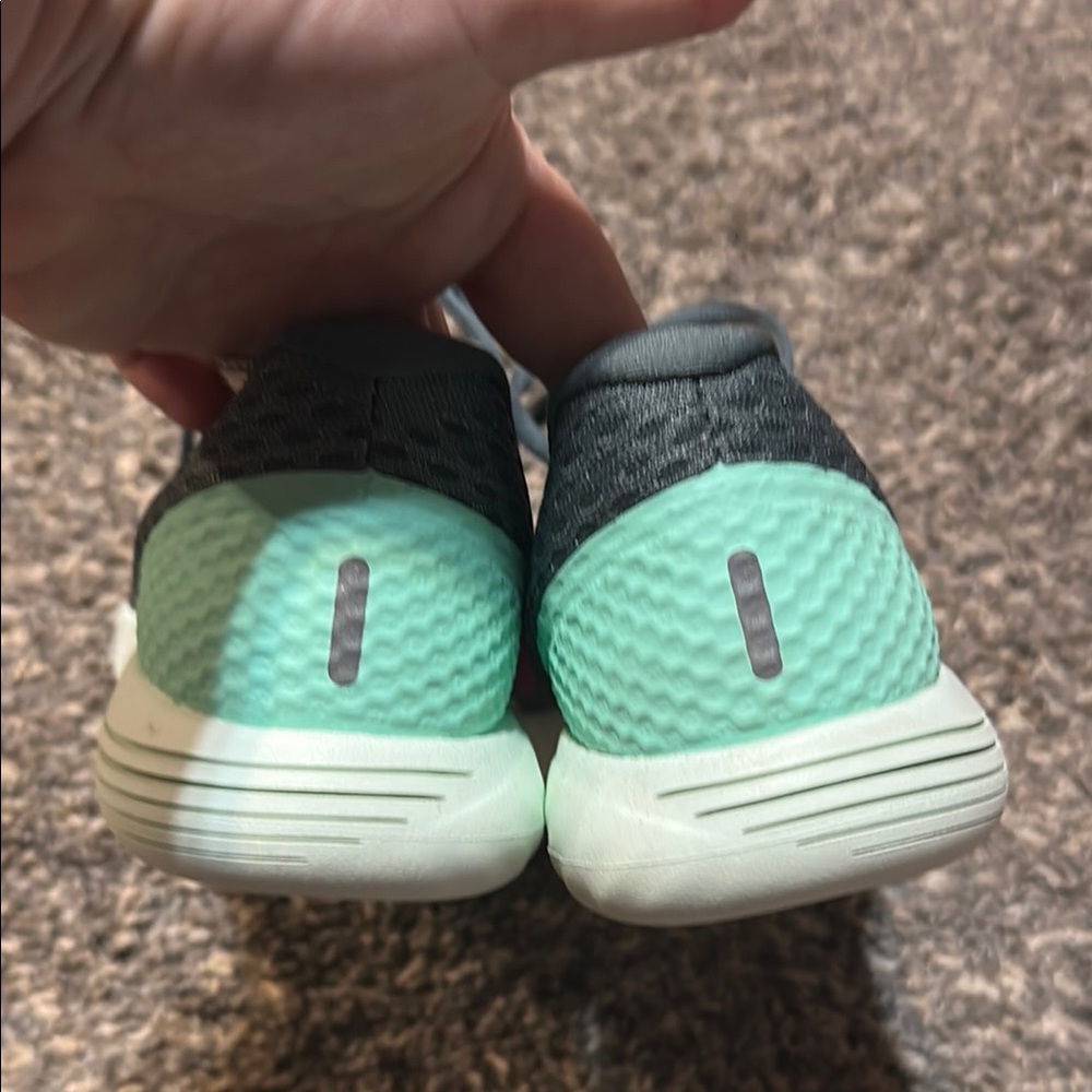 Nike Teal and Pink Sneakers with Cushioned Soles - Picture 3 of 6